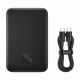 Baseus  Power Bank Mini Air (P10059002113 00)  Type C, MagSafe Charging, 20W, 6000mAh, with Cable Type C, 30cm  Black