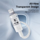 Baseus Data Cable Gem (P10373001211 00) USB C to Lightning, Fast Charging 20W, 1m Moon White Baseus Data Cable Gem (P10373001211 00) USB C to Lightning, Fast Charging 20W, 1m Moon White