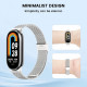 Techsuit  Watchband 15mm (W022)  Xiaomi Mi Band 8 / 8 NFC / 9 / 9 NFC  Gold