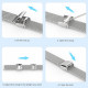 Techsuit  Watchband 15mm (W022)  Xiaomi Mi Band 8 / 8 NFC / 9 / 9 NFC  Gold