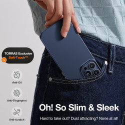 Torras OriginFit Mag Series iPhone 15 Pro Max Navy Blue Torras OriginFit Mag Series iPhone 15 Pro Max Navy Blue
