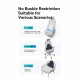 Baseus  Lumbar Pillow PrimeTrip VH1 (C20069000121 00)  for Travelling, Breathable Car Lumbar Support Pillow  Cosmic Black