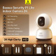 Baseus  Indoor Camera Security P1 Lite (S0TV002132)  2K, 3MP, Type C, Two way Talk, Night Vision, Digital Zoom  White