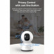 Baseus  Indoor Camera Security P1 Lite (S0TV002132)  2K, 3MP, Type C, Two way Talk, Night Vision, Digital Zoom  White