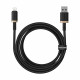Baseus  Data Cable Dura Series (P10377801U01 02)  USB to Lightning, Fast Charging, 480Mbps, 2.4A, Nylon, 2m  Gold / Black