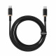 Baseus  Data Cable Dura Series (P10377803U01 02)  for MacBook, Type C, Fast Charge, PD 100W, 480Mbps, 2m  Gold / Black