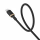 Baseus  Data Cable Dura Series (P10377803U01 02)  for MacBook, Type C, Fast Charge, PD 100W, 480Mbps, 2m  Gold / Black