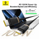 Baseus  Data Cable Dura Series (P10377803U01 02)  for MacBook, Type C, Fast Charge, PD 100W, 480Mbps, 2m  Gold / Black