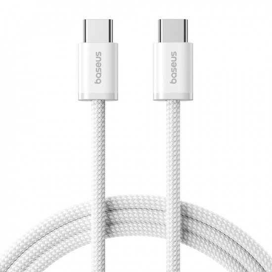 Baseus  Data Cable Dynamic 4 Series (P10381400211 00)  Type C, Fast Charge, 100W, 480Mbps, Smart Chip, 1m  White