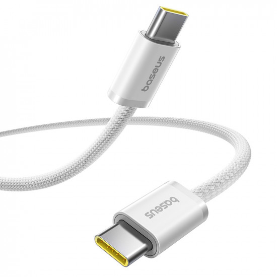 Baseus  Data Cable Dynamic 4 Series (P10381400211 00)  Type C, Fast Charge, 100W, 480Mbps, Smart Chip, 1m  White