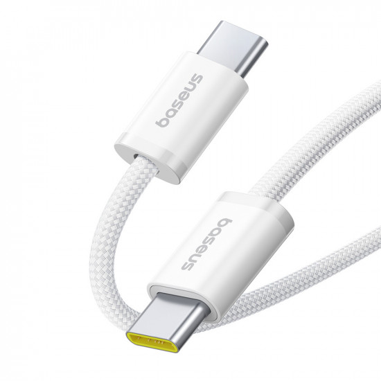 Baseus  Data Cable Dynamic 4 Series (P10381400211 00)  Type C, Fast Charge, 100W, 480Mbps, Smart Chip, 1m  White