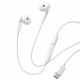 Baseus  Wired Earphones Encok CZ19 (A00182201213 00)  Type C, 13mm Drivers, 60Β° Semi in Ear, Omni Directional Mic  White