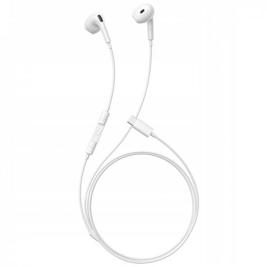 Baseus  Wired Earphones Encok CZ19 (A00182201213 00)  Type C, 13mm Drivers, 60Β° Semi in Ear, Omni Directional Mic  White