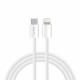 Lito  Data Cable (LD04)  Type C to Lightning Fast Charging PD60W, 1m  White