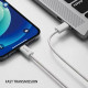 Lito  Data Cable (LD04)  Type C to Lightning Fast Charging PD60W, 1m  White