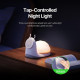 Duzzona  2in1 Charging Station (W26)  with Magnetic Detachable Night Light, Type C, 300mAh, 15W  White