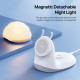 Duzzona  2in1 Charging Station (W26)  with Magnetic Detachable Night Light, Type C, 300mAh, 15W  White