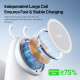 Duzzona  2in1 Charging Station (W26)  with Magnetic Detachable Night Light, Type C, 300mAh, 15W  White