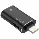 Techsuit Premium OTG Adapter AluVoltX (A18) USB to Lightning, Plug and Play, Aluminum Alloy, Fast Data Transfer Black Techsuit Premium OTG Adapter AluVoltX (A18) USB to Lightning, Plug and Play, Aluminum Alloy, Fast Data Transfer Black