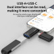 Techsuit Premium OTG Adapter AluVoltX (A18) USB to Lightning, Plug and Play, Aluminum Alloy, Fast Data Transfer Black Techsuit Premium OTG Adapter AluVoltX (A18) USB to Lightning, Plug and Play, Aluminum Alloy, Fast Data Transfer Black
