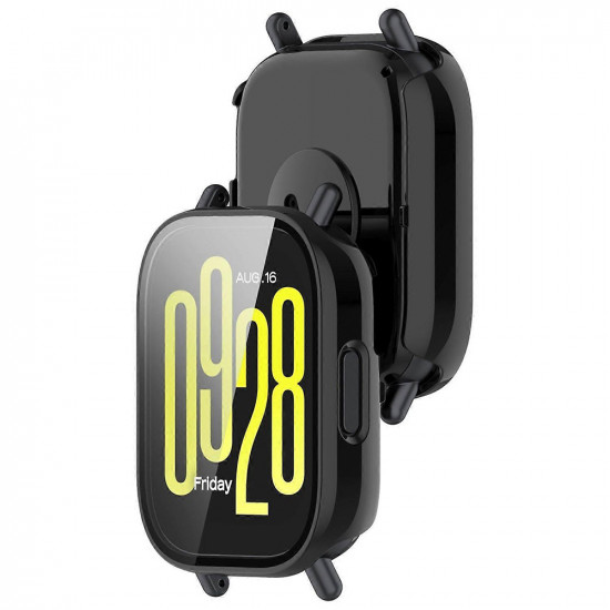 Techsuit  Defense360 Pro + Screen Protector  Xiaomi Redmi Watch 5 Active  Black