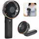 Techsuit Premium Mini Hand Fan (M12) with LED Digital Display, USB C Rechargeable, 6 Wind Speeds, 5000mAh Black Techsuit Premium Mini Hand Fan (M12) with LED Digital Display, USB C Rechargeable, 6 Wind Speeds, 5000mAh Black