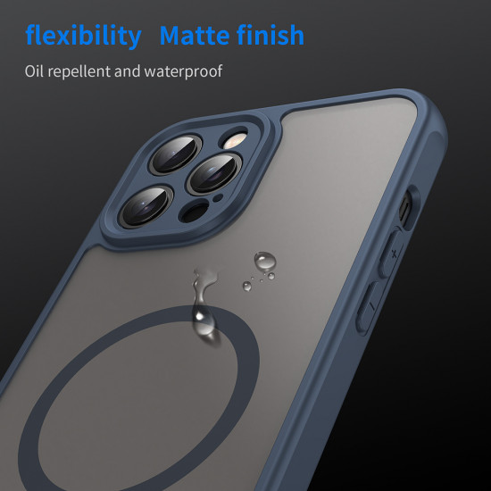 Techsuit  HaloFrost II MagSafe  iPhone 12 Pro Max  Navy Blue