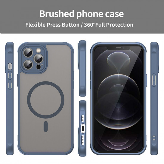 Techsuit  HaloFrost II MagSafe  iPhone 12 Pro  Navy Blue