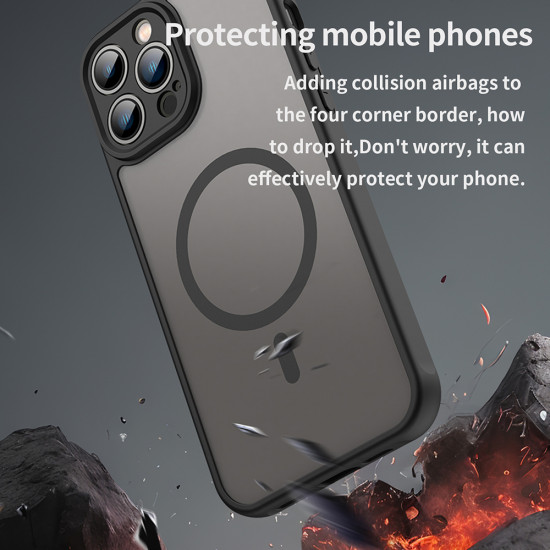 Techsuit HaloFrost II MagSafe iPhone 13 Pro Max Black Techsuit HaloFrost II MagSafe iPhone 13 Pro Max Black