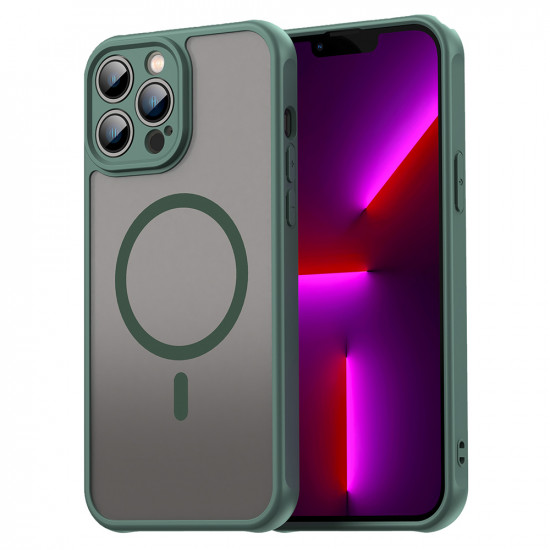 Techsuit HaloFrost II MagSafe iPhone 13 Pro Max Green Techsuit HaloFrost II MagSafe iPhone 13 Pro Max Green