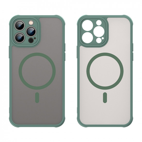 Techsuit HaloFrost II MagSafe iPhone 13 Pro Max Green Techsuit HaloFrost II MagSafe iPhone 13 Pro Max Green