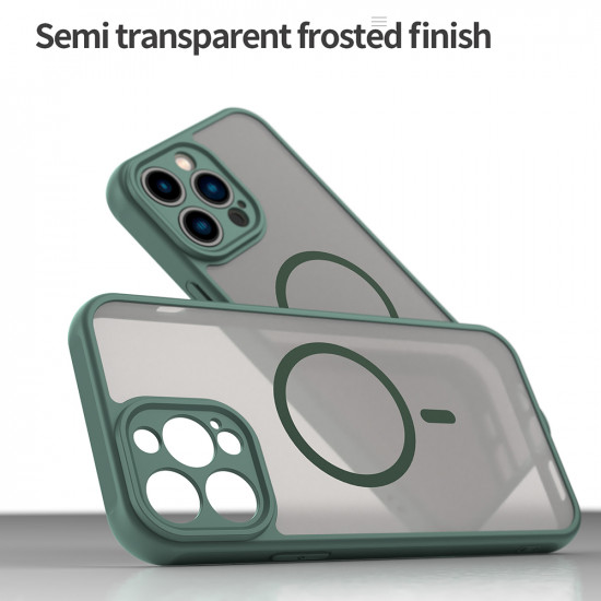 Techsuit HaloFrost II MagSafe iPhone 13 Pro Max Green Techsuit HaloFrost II MagSafe iPhone 13 Pro Max Green