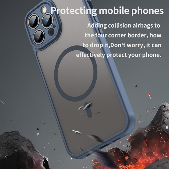 Techsuit  HaloFrost II MagSafe  iPhone 13 Pro Max  Navy Blue