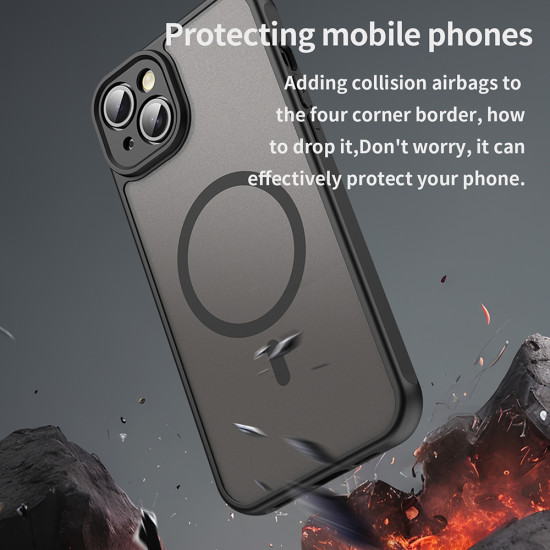 Techsuit HaloFrost II MagSafe iPhone 14 Plus Black Techsuit HaloFrost II MagSafe iPhone 14 Plus Black