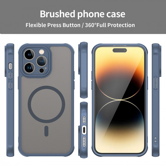 Techsuit  HaloFrost II MagSafe  iPhone 14 Pro  Navy Blue