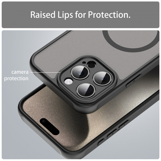Techsuit  HaloFrost II MagSafe  iPhone 15 Pro  Black