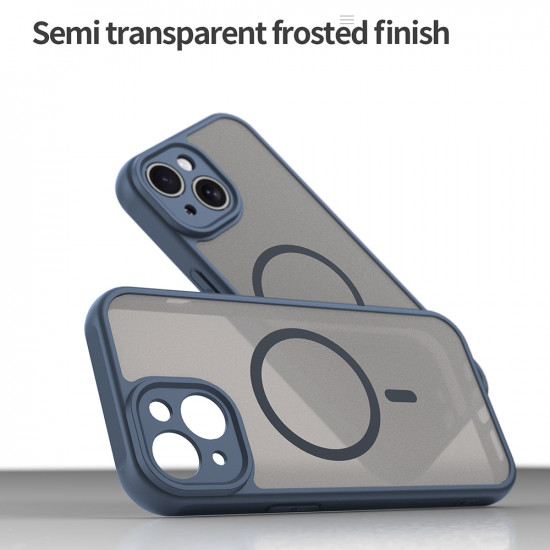 Techsuit  HaloFrost II MagSafe  iPhone 15 Plus  Navy Blue