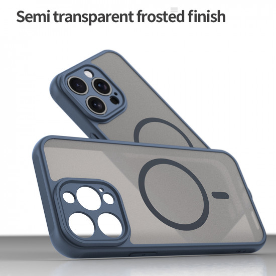 Techsuit  HaloFrost II MagSafe  iPhone 15 Pro Max  Navy Blue
