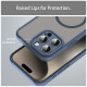 Techsuit  HaloFrost II MagSafe  iPhone 15 Pro Max  Navy Blue