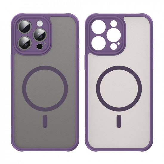 Techsuit HaloFrost II MagSafe iPhone 15 Pro Max Purple Techsuit HaloFrost II MagSafe iPhone 15 Pro Max Purple