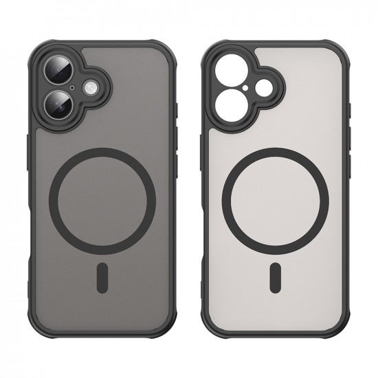 Techsuit HaloFrost II MagSafe iPhone 16 Black Techsuit HaloFrost II MagSafe iPhone 16 Black
