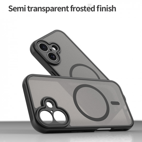 Techsuit HaloFrost II MagSafe iPhone 16 Black Techsuit HaloFrost II MagSafe iPhone 16 Black