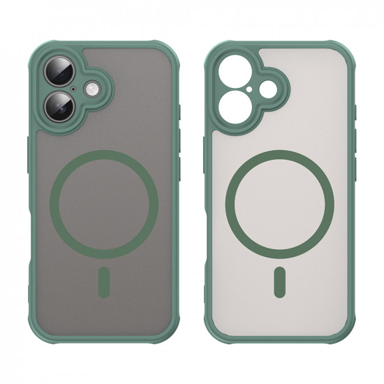 Techsuit HaloFrost II MagSafe iPhone 16 Green Techsuit HaloFrost II MagSafe iPhone 16 Green