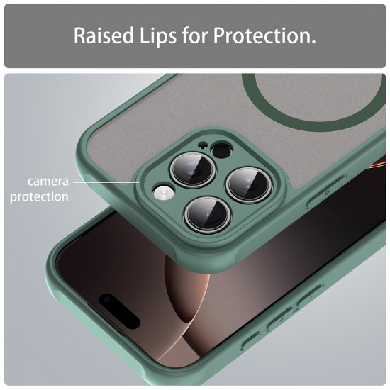 Techsuit  HaloFrost II MagSafe  iPhone 16 Pro  Green