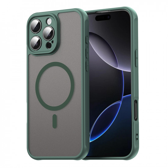 Techsuit HaloFrost II MagSafe iPhone 16 Pro Max Green Techsuit HaloFrost II MagSafe iPhone 16 Pro Max Green