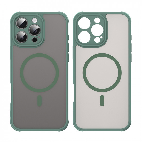 Techsuit HaloFrost II MagSafe iPhone 16 Pro Max Green Techsuit HaloFrost II MagSafe iPhone 16 Pro Max Green