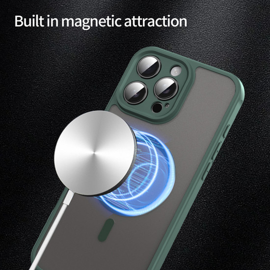 Techsuit HaloFrost II MagSafe iPhone 16 Pro Max Green Techsuit HaloFrost II MagSafe iPhone 16 Pro Max Green