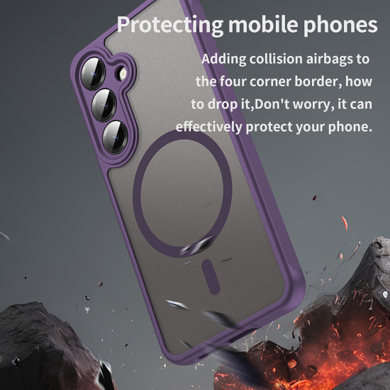 Techsuit HaloFrost II MagSafe Samsung Galaxy S24 Purple Techsuit HaloFrost II MagSafe Samsung Galaxy S24 Purple