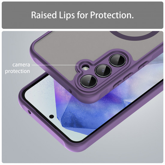 Techsuit HaloFrost II MagSafe Samsung Galaxy A35 5G Purple Techsuit HaloFrost II MagSafe Samsung Galaxy A35 5G Purple
