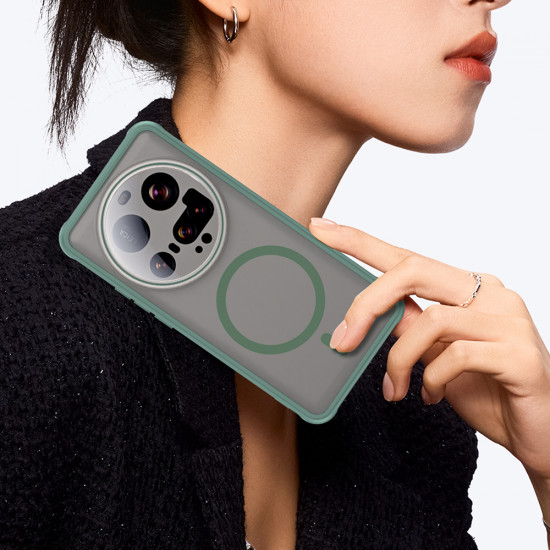 Techsuit HaloFrost II MagSafe Xiaomi 15 Ultra Green Techsuit HaloFrost II MagSafe Xiaomi 15 Ultra Green